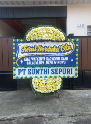 Papan Bunga Duka di Jembarwangi